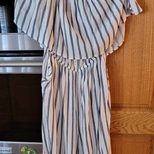 Off-the-shoulder pantsuit